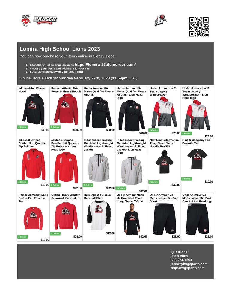 clothing order page 4